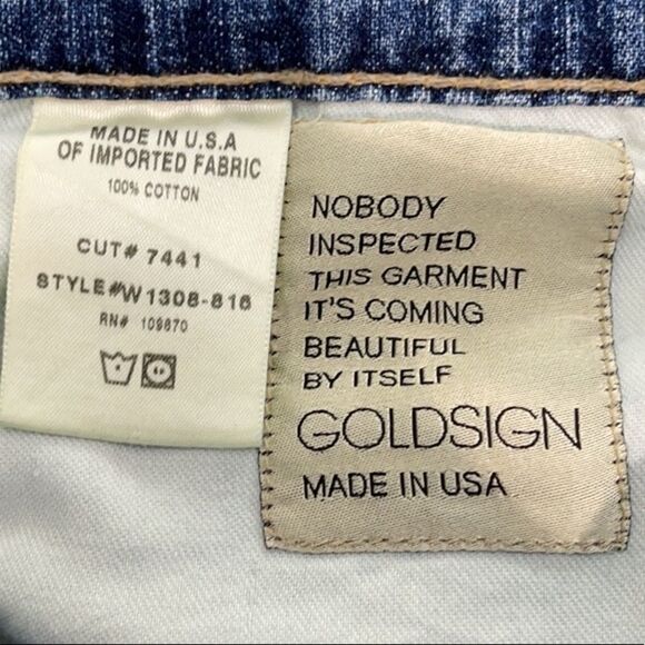 Goldsign Distressed Passion Bootcut Jeans - Picture 5 of 7